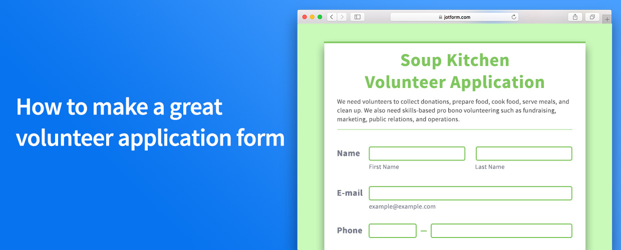 How to write a good application form